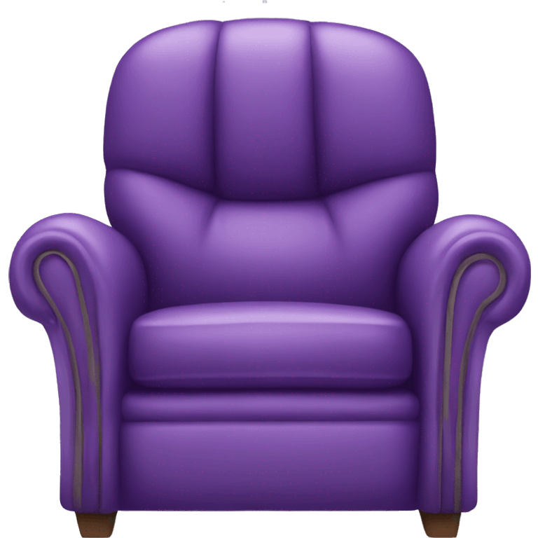 purple chair  emoji