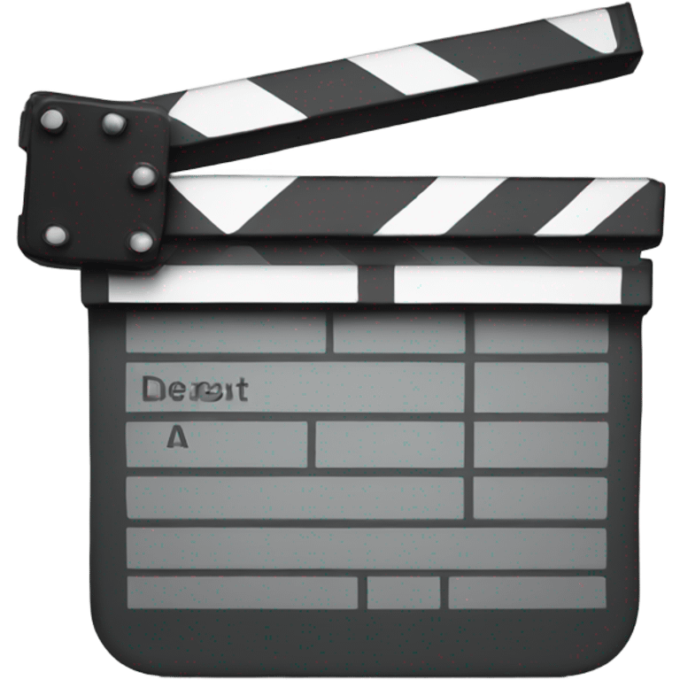 clapperboard emoji