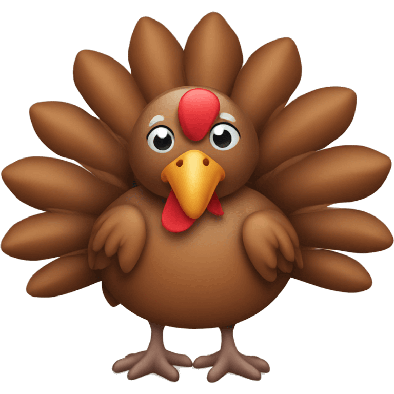 Thanksgiving turkey emoji