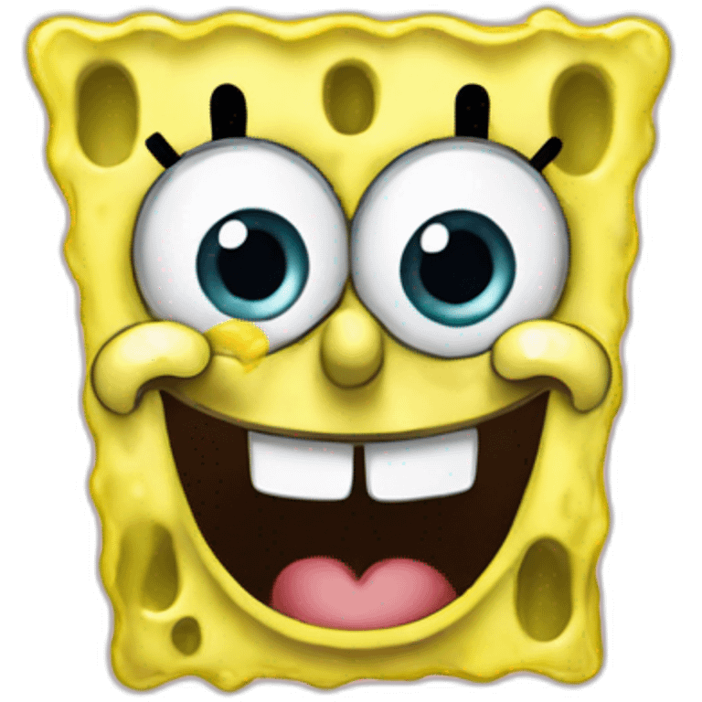 spongebob with nails emoji