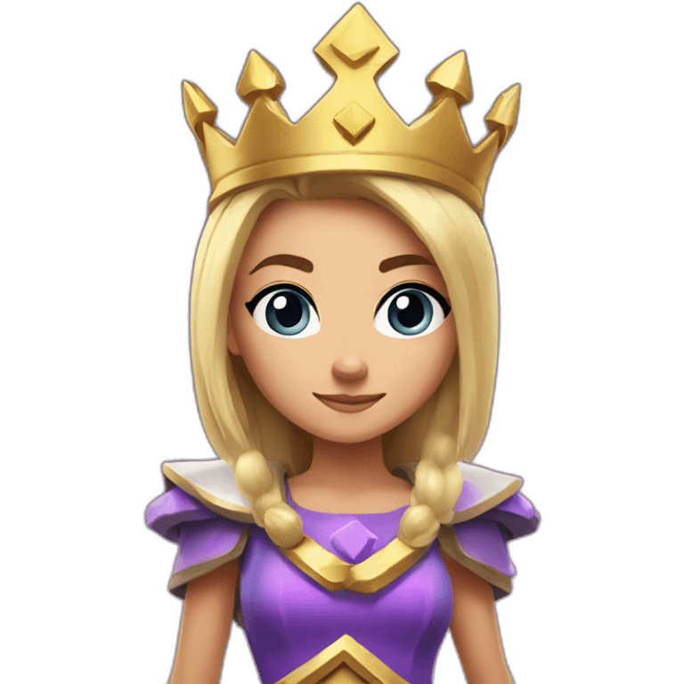 clash royale princess emoji