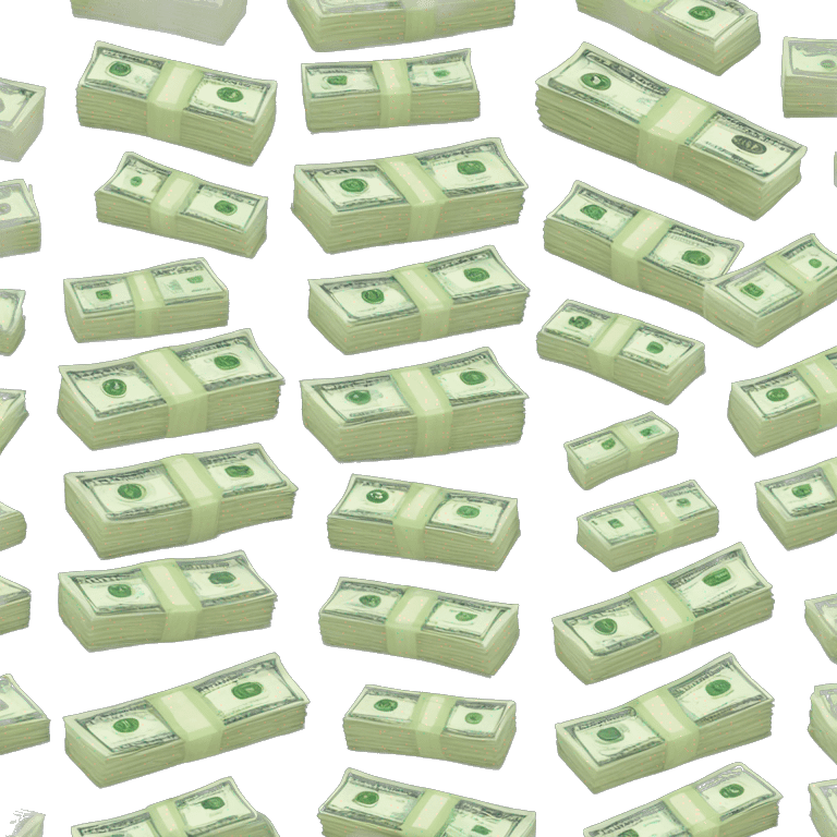 giant stacks of money emoji