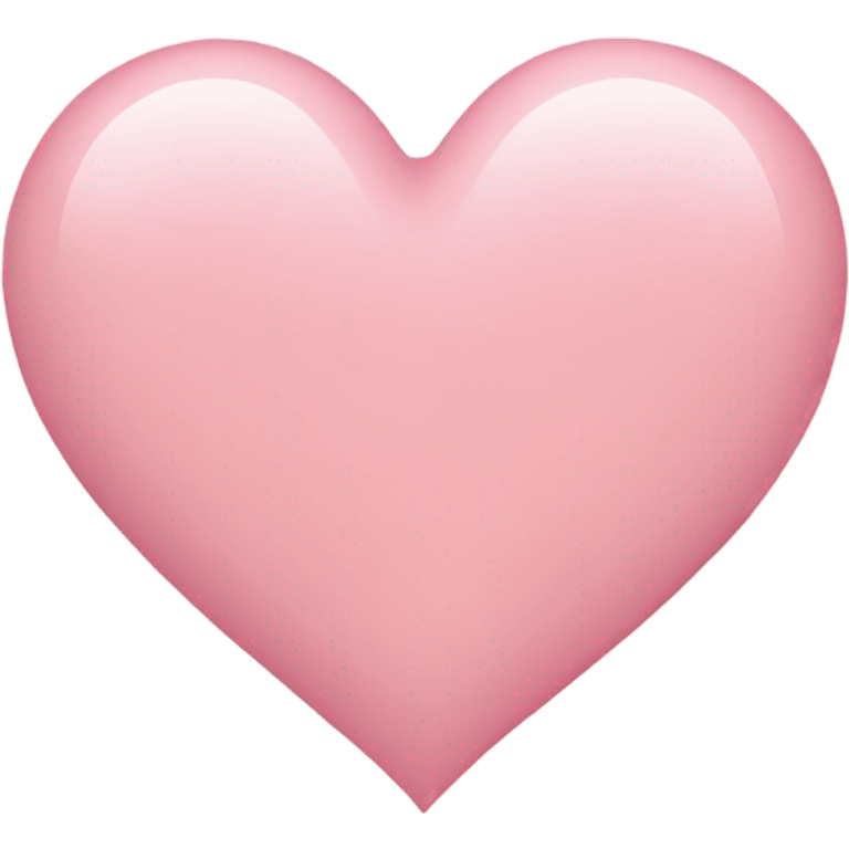 Light Pink Heart  emoji