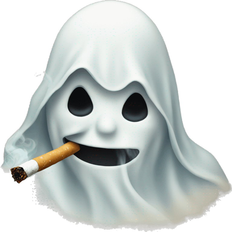 Ghost smoking  emoji