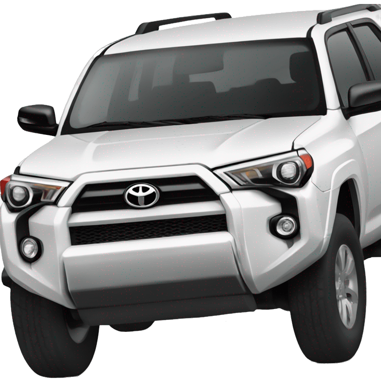 White Toyota 4runner emoji