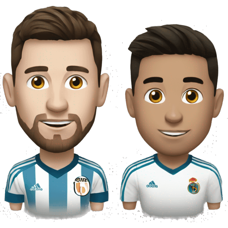 Messi and ronaldo emoji