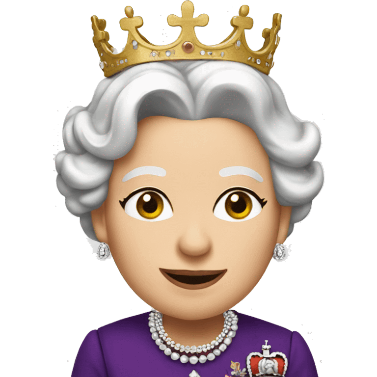 queen elizabeth emoji