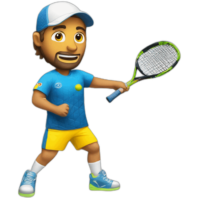 Padel player emoji