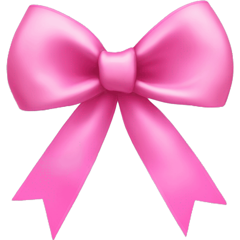 coquette pink ribbon bow  emoji