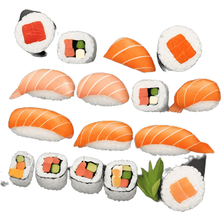 Sushi spread emoji