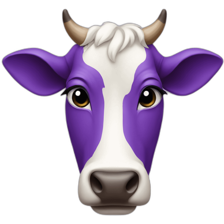 purple cow emoji