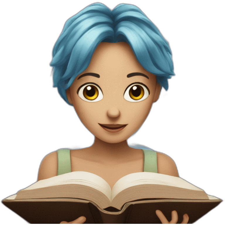 Book fairy emoji