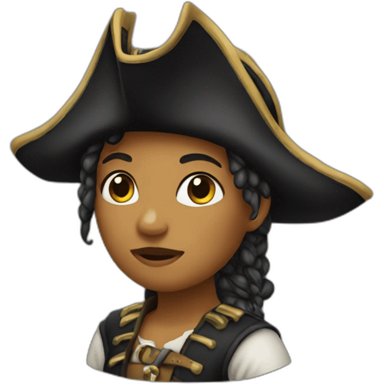 a pirate girl emoji