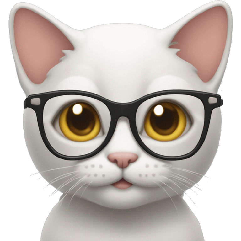 a cat with su glasses emoji