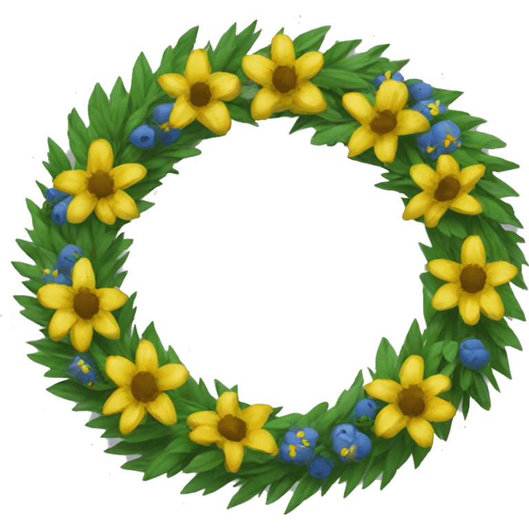 Wreath ukrainian emoji