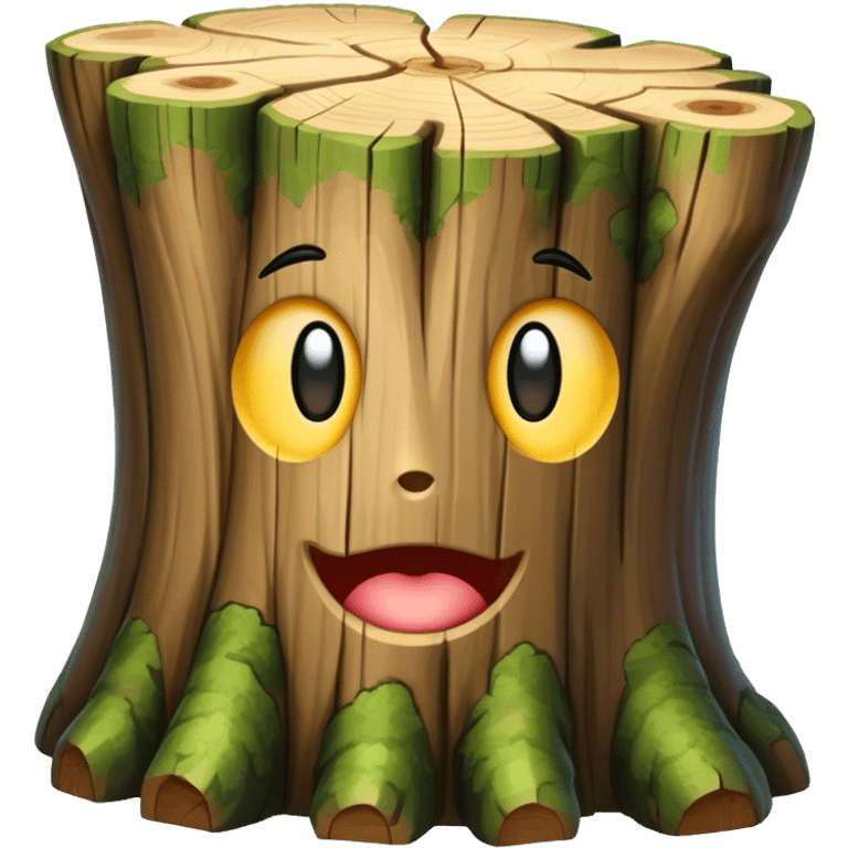 tree trunk block emoji