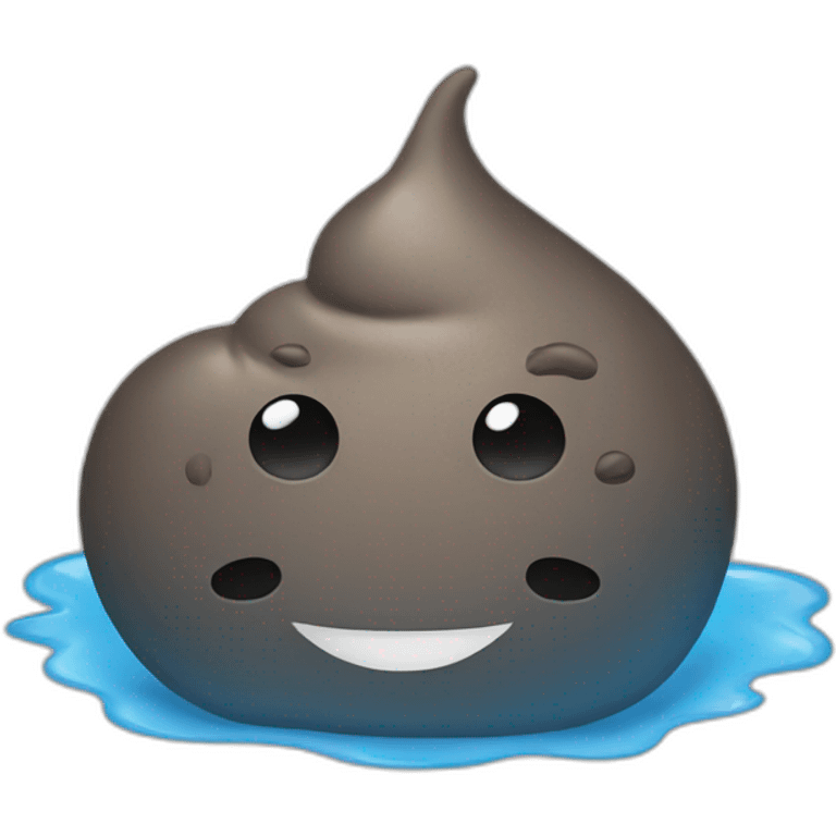 water-poop emoji