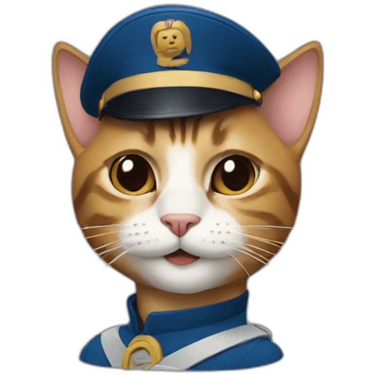 cat with captainatx emoji