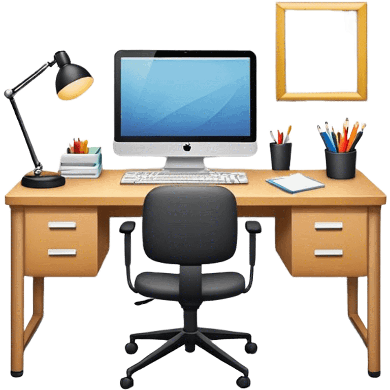 Office workstation emoji