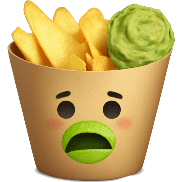 chips and guacamole  emoji