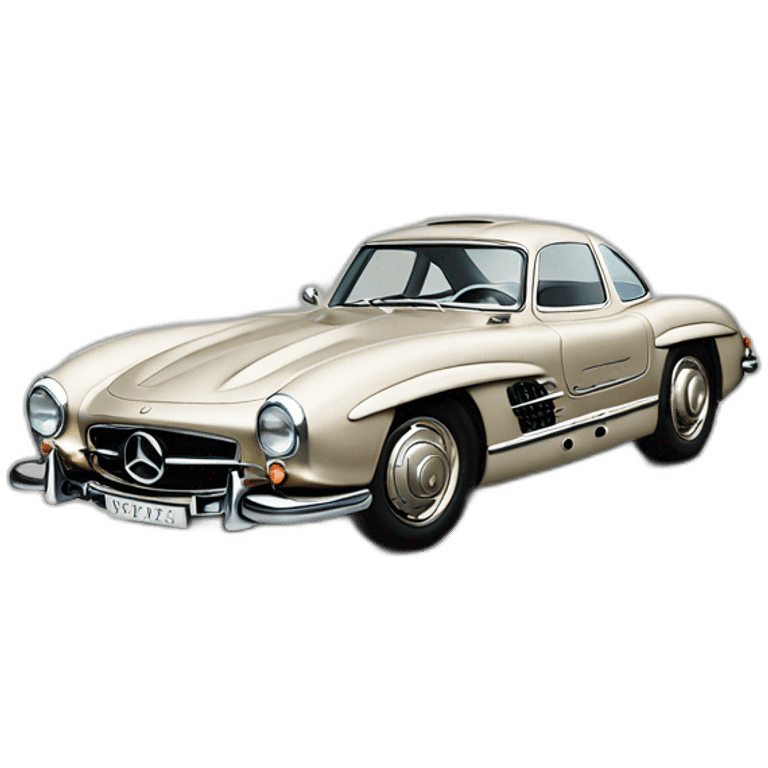 Mercedes-300sl emoji