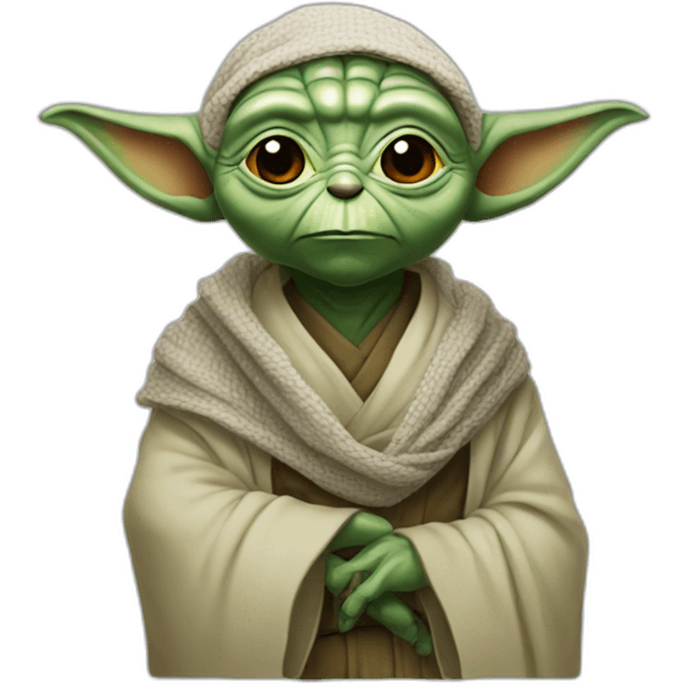 Yoda wearing a Shemagh emoji