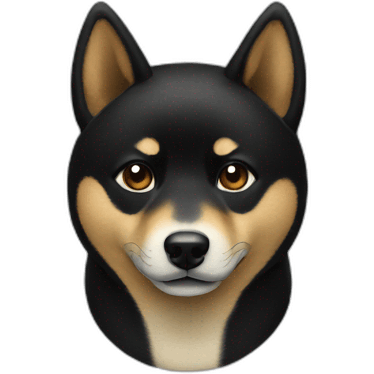 black-shibainu emoji