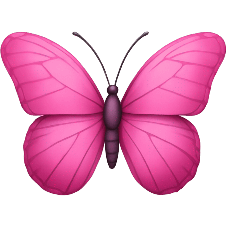 Pink butterfly  emoji