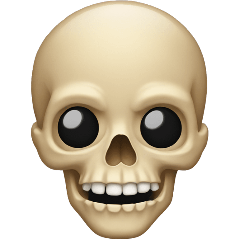 Skull with a mustache  emoji