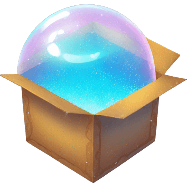 Glittery 3D like bubble effect 𓂺THE MAGIC BOX✨ emoji