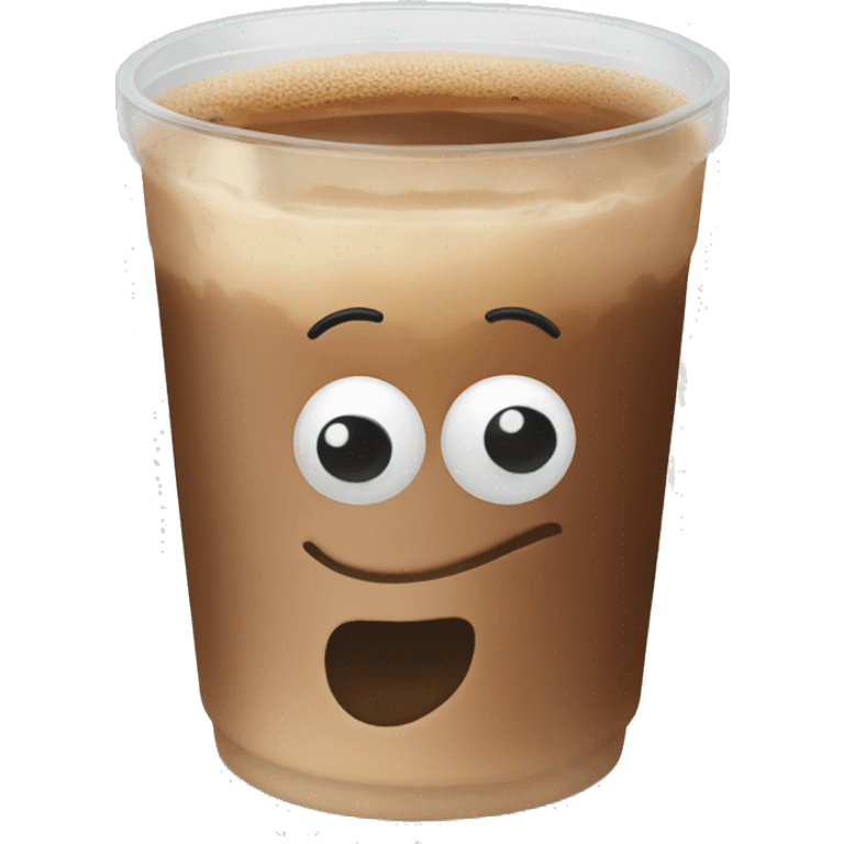 Ice coffee emoji