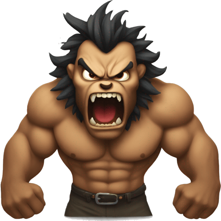 angry beast emoji