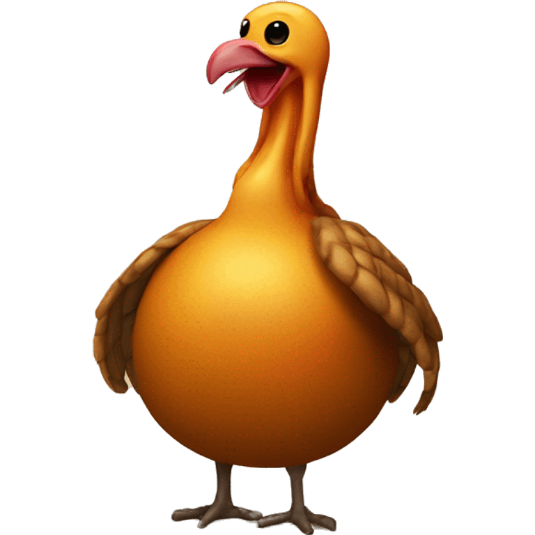 turkey in the gourd emoji