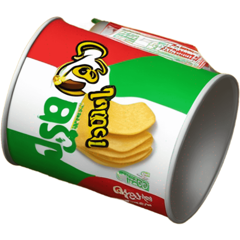 Pringle’s chips sour cream and onion flavor emoji