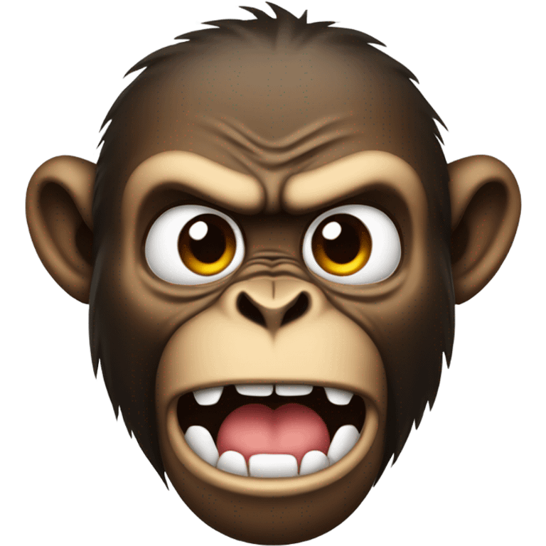 Angry monkey emoji