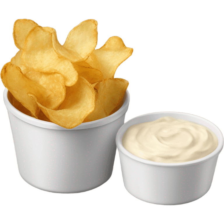 Potato chips and dip emoji