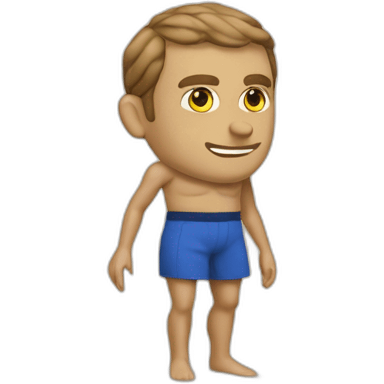 Macron a la plage emoji