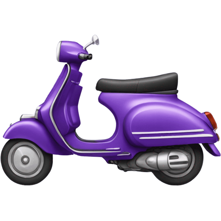 Purple Vespa  emoji