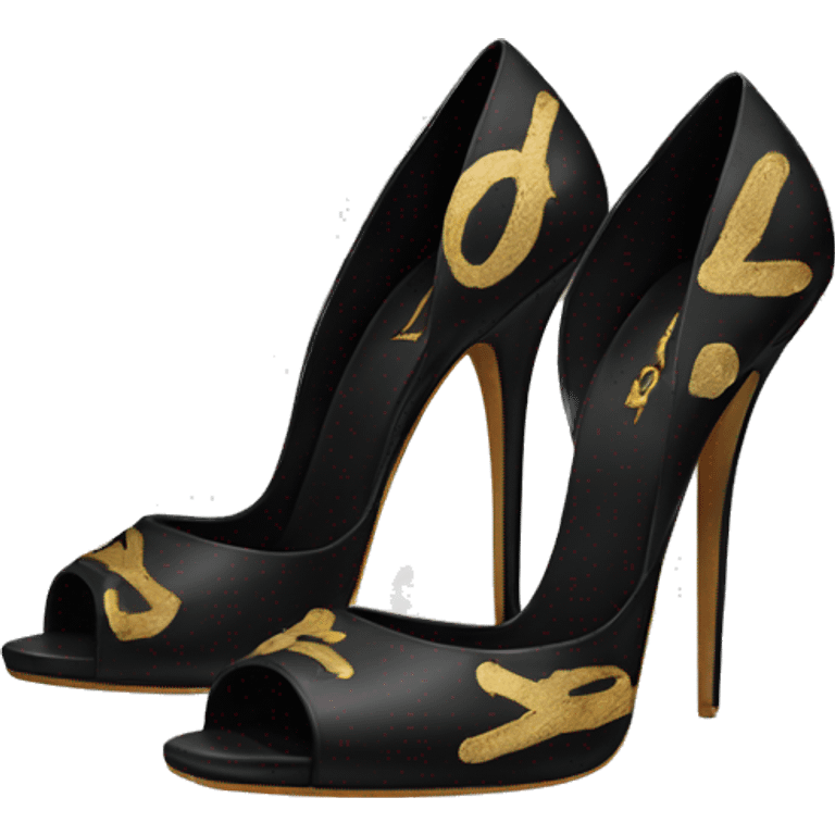 Ysl heels emoji