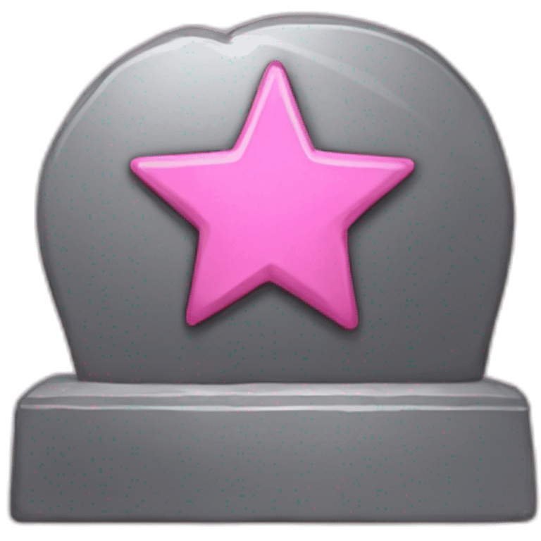 iron with a pink star emoji