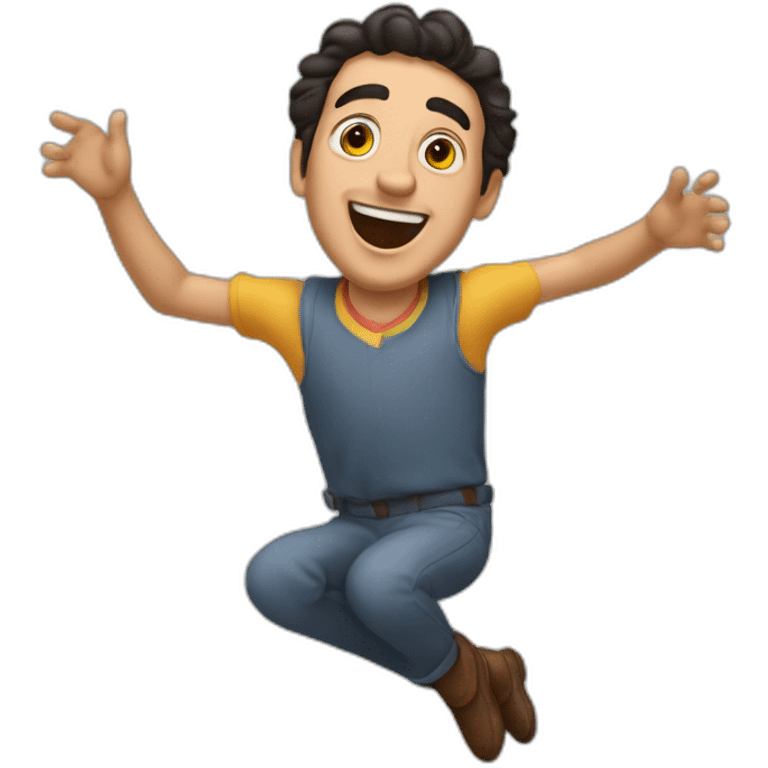 Raúl Fernández Cozar jumping of joy emoji