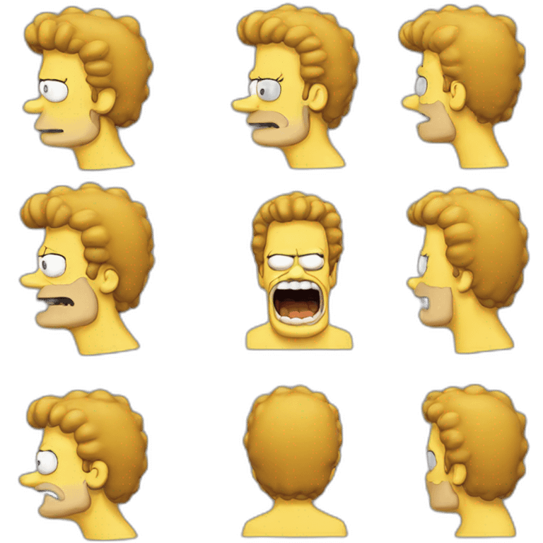 simpsons sideburn emoji