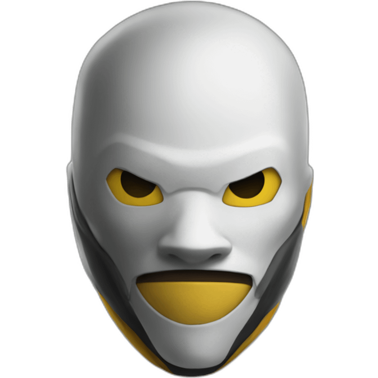 Free fire character hukong wearing mask emoji