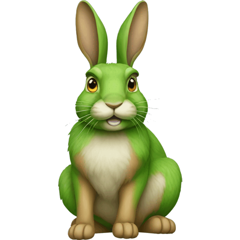 green hare emoji