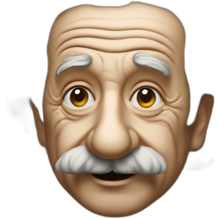 Albert Einstein qui fume emoji