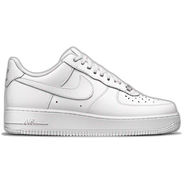 nike af1 white emoji