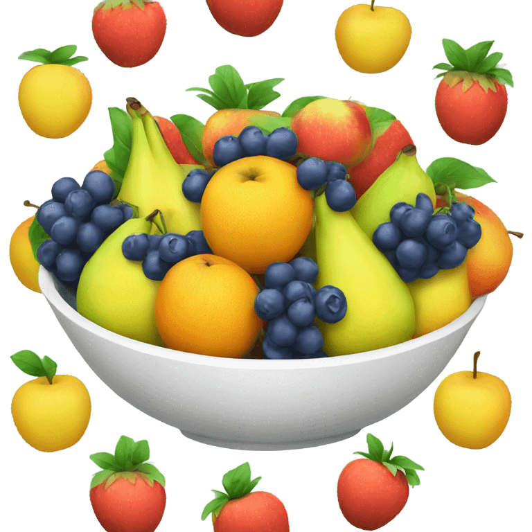 Fruit bowl emoji