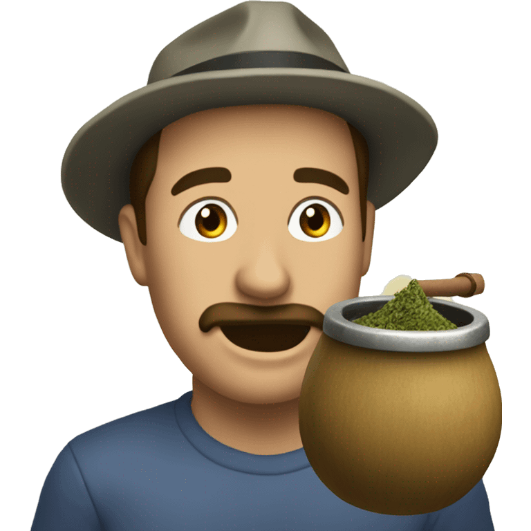 Yerba mate matero  emoji