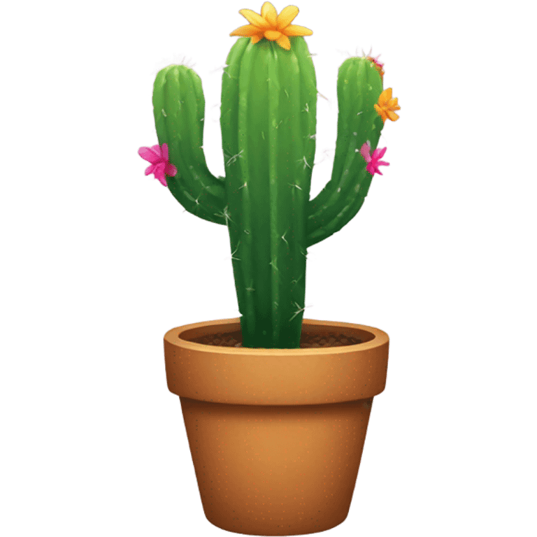 Rainbow cactus  emoji