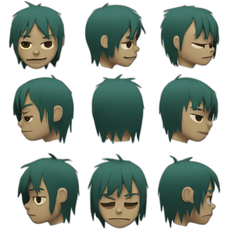 2d from gorillaz emoji